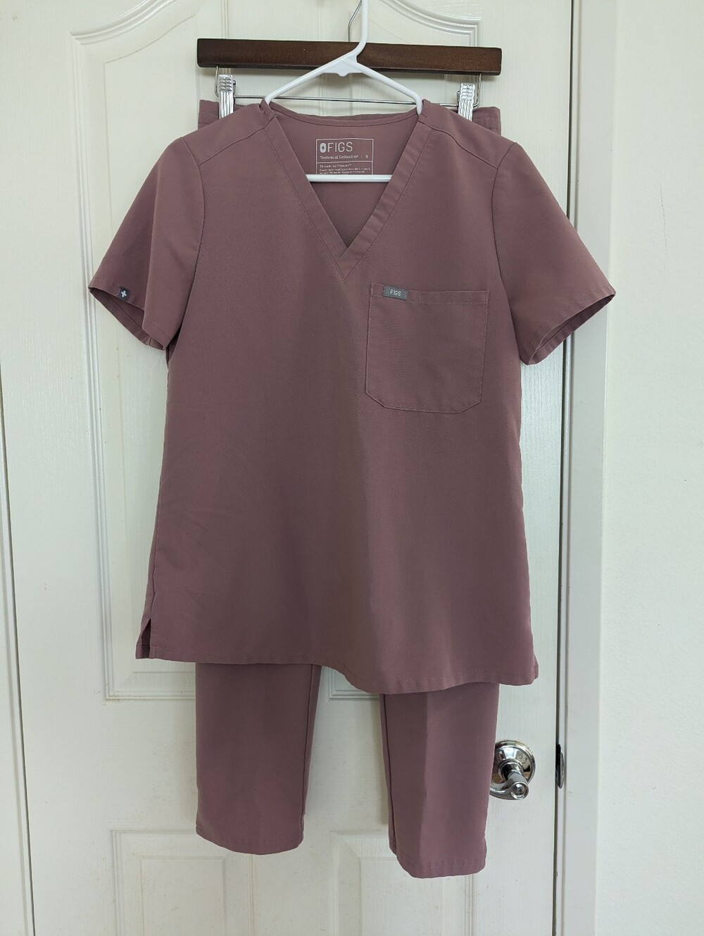 Figs Technical Collection Scrub Set - Mauve